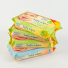 60pcs Pure Organic Natural Water Cotton Soft Touch Baby Wipes